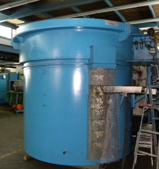 72" diameter x 72" Deep Flynn & Dreffein Pit Tempers, electric, 1400°F, excellent condition, (2 available) - Image 4