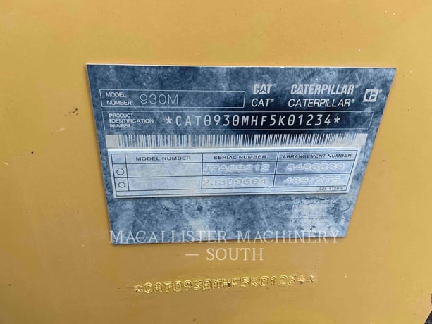 Cat 930M, Wheel Loader, 6689 hours, S/N: F5K01234, 2021 - Image 6