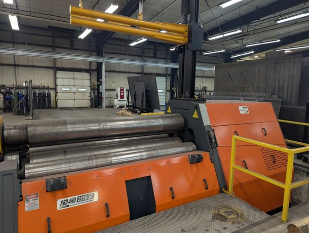96" x 1.15" Kaast Machine Tool #RBD-4HD-2550/30, 4-roll plate bending machine, 14.5" top & bottom roll - Image 1