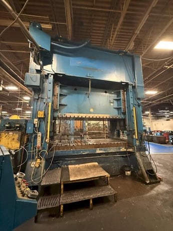 600 Ton, Minster #E2-600-120-60-Hevi-Stamper, Straight Side Press, 120" x 60" bed/ram, 16" stroke, 32" shut - Image 4