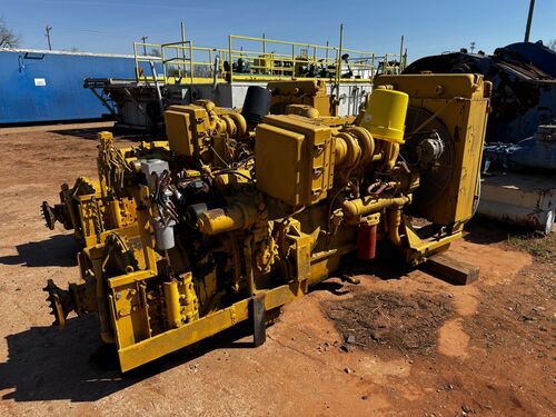 Caterpillar #3406C, industrial engine power unit, Allison 5860 transmission, air compressor - Image 1