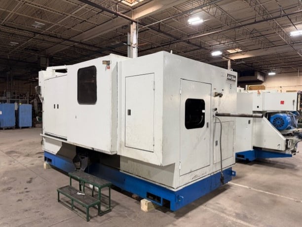 0.55" x 6.7" Asahi Okuma #AOT-12L-7-110, 2D2B Long Stroke Header, sound attenuated enclosure, 120 PPM, w/ - Image 1