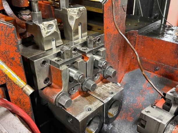 0.55" x 6.7" Asahi Okuma #AOT-12L-7-110, 2D2B Long Stroke Header, sound attenuated enclosure, 120 PPM, w/ - Image 3