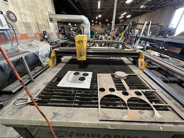 Piranha #C510, plasma cutter, PC Control, 5' x10' cut area - Image 5
