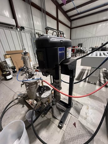 Cefla #Mito-2P, spray finishing line, w/ UV ovens, conveyors, pots, guns - Image 8