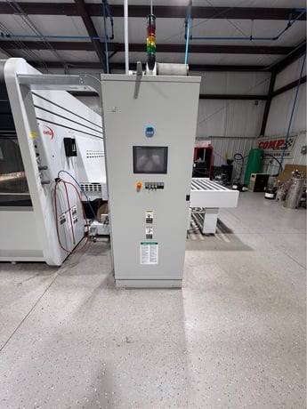 Cefla #Mito-2P, spray finishing line, w/ UV ovens, conveyors, pots, guns - Image 9