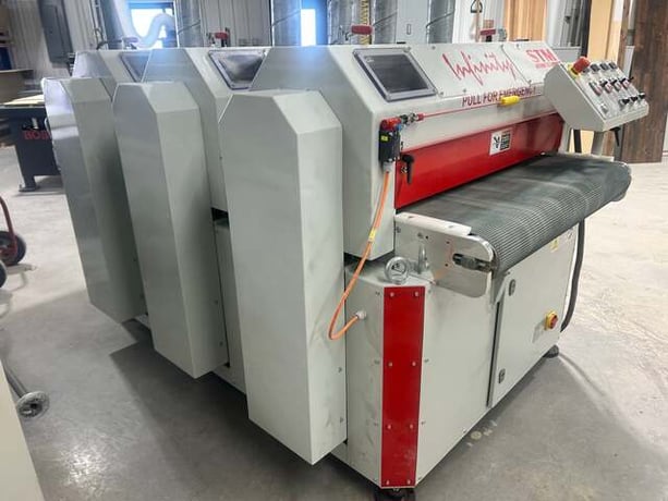 Stanza Alpha Brush #Infinity-3S-1000, 3 Head Finishing Sander, 2022 - Image 5