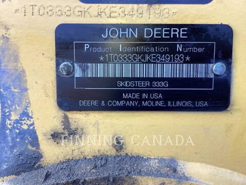 John Deere 333G, 4727 hours, S/N: 1T0333GKJKE349193, 2019 - Image 6
