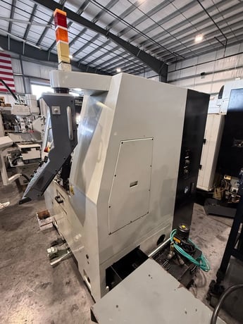 Hurco #TM-6, CNC lathe, 15.3" swing, collet chuck, 1.77" bore, 23" centers, 12.4" dia., 14" lgth, 10 turret - Image 4