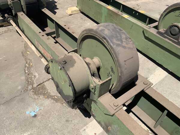 30 Ton, Ransome #BPRR, 60000 lb. tank turning rolls, 1 drive & 1 idler roll, SCR vari-speed - Image 3
