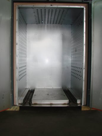 48" width x 72" H x 48" L JPW Design #HD496, roll-in cart, like new, 650°F, horizontal & vertical air-flow - Image 3