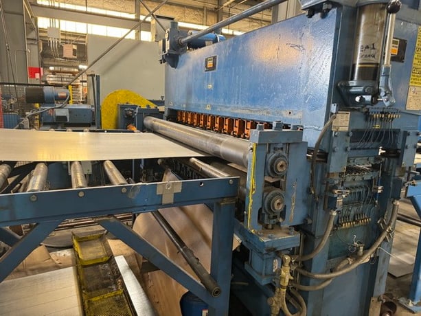 72" x .067" Herr Voss 4HI Precision Leveler, 19 work roll design, 75 HP DC drive, upgraded 2015 - Image 1