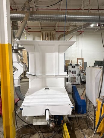 Vecoplan #RG-42/30, single shaft shredder, 42" x 48" opening, 30 HP, 2003 - Image 2