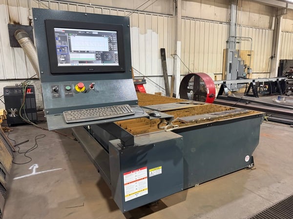 Maverick #MV612 Pro 6x12 table with Hypertherm Maxpro 200 plasma, oxy fuel torch, 2022 - Image 1