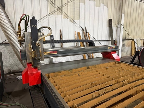 Maverick #MV612 Pro 6x12 table with Hypertherm Maxpro 200 plasma, oxy fuel torch, 2022 - Image 3