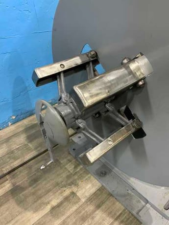 2500 lb. Littell #25-12, double end coil reel, 12" width, 48" outside dimensions, 15"-20.5" ID, electric - Image 2