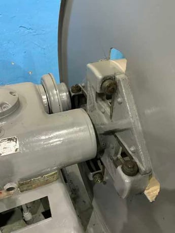 2500 lb. Littell #25-12, double end coil reel, 12" width, 48" outside dimensions, 15"-20.5" ID, electric - Image 3