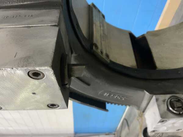 Victaulic #VG-412, orbital cut grooving tool, 4"-12" pipe capacity, mounted on portable stand - Image 10
