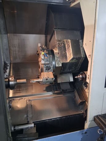 Daewoo Doosan #Puma-2000Y, CNC lathe, 23.6" sw, 2.63" bar, 13" dia., 20.1" lgth, 4500 RPM, 20 HP, A2-6, 12 - Image 2