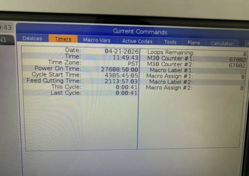 Haas #ST-20Y, CNC Turning Center, 31.7" swing, 21" machining length, 11.75" turning diameter, 8" chuck, 2.5" - Image 7