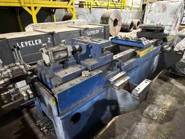 72" x 0.325" Delta #72-72, Cut-To-Length line, 72000 lb., 80" OD, 22"-30" ID, entry 4-arm turnstyle, powered - Image 6