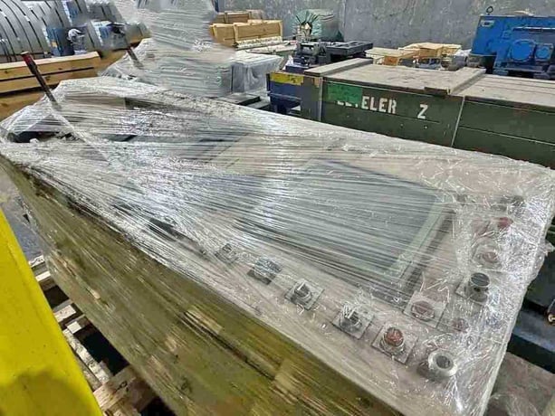 72" x 0.325" Delta #72-72, Cut-To-Length line, 72000 lb., 80" OD, 22"-30" ID, entry 4-arm turnstyle, powered - Image 10