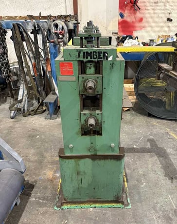 Memco #ESB, embosser, 18" face x 10" diameter rolls - Image 3