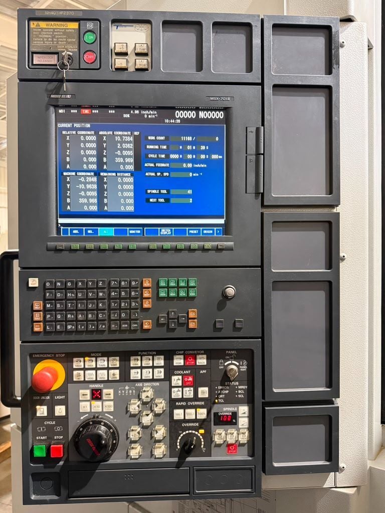 Mori Seiki #NH-4000DCG, CNC horizontal machining center, 60 automatic tool changer, 14000 RPM, #40, 30 HP - Image 7
