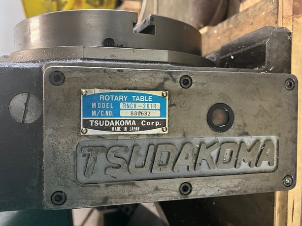 8" Tsudakoma #RNCV-201R, 4-Axis rotary table - Image 1