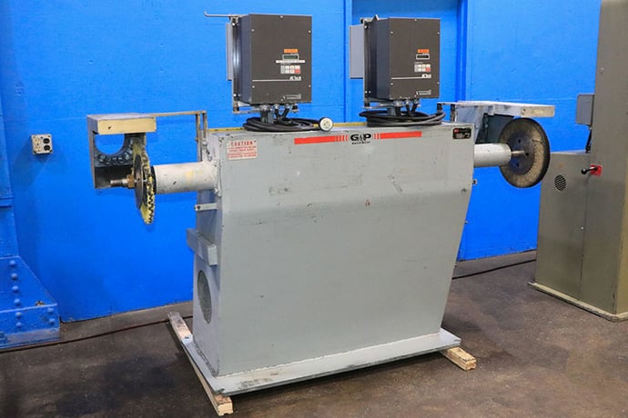 G & P #2MVS-1000, grinding & polishing buffing lathe, 1.5" x 6" spindle, 2008 - Image 3