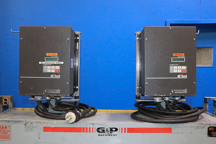 G & P #2MVS-1000, grinding & polishing buffing lathe, 1.5" x 6" spindle, 2008 - Image 5