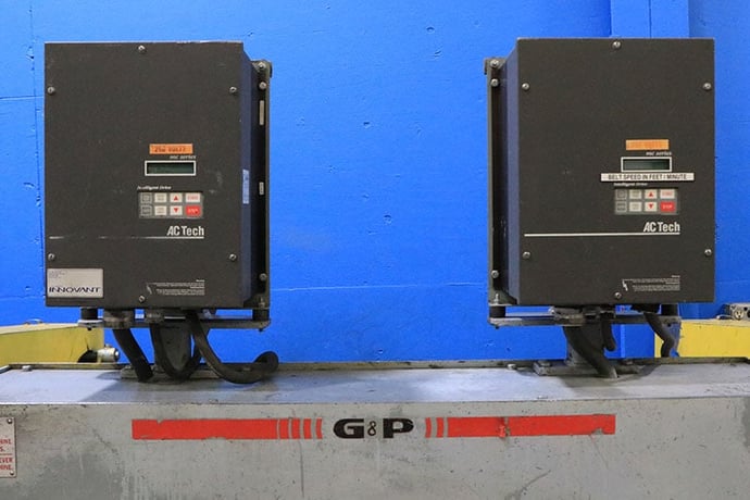 G & P #2MVS-1000, grinding & polishing buffing lathe, 1.5" x 6" spindle, 2008 - Image 5