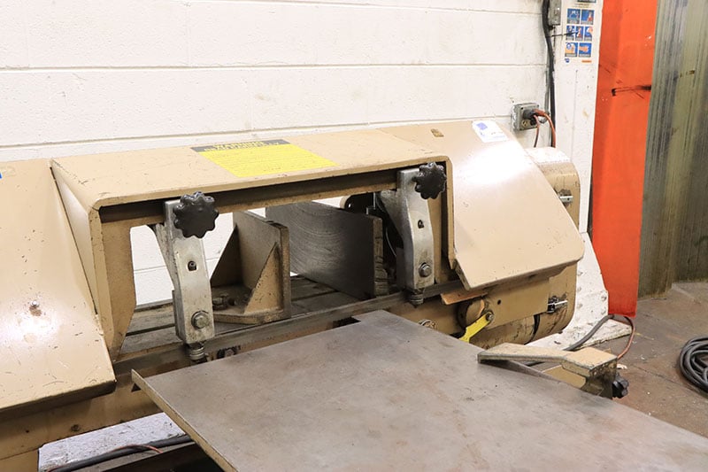 16" x 9" Kalamazoo #H9AW, automatic horizontal band saw, 130.5" x 1" x .035" blade, 62-390 FPM, 14" wheel - Image 6