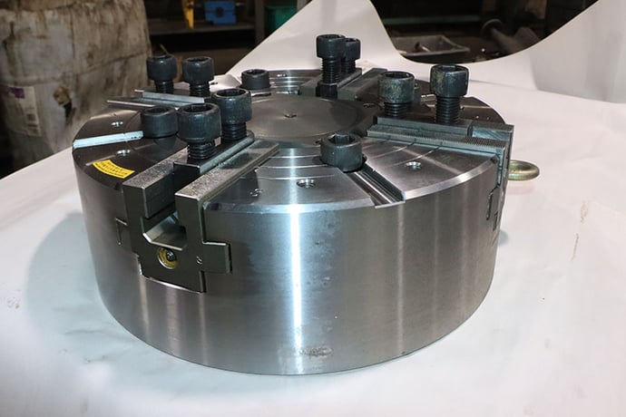 15" Atlas #4ATL15-A11, hydraulic chuck lathe, 4-jaws, A-11 mount, 4.625" hole - Image 4