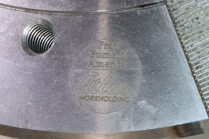 15" Atlas #4ATL15-A11, hydraulic chuck lathe, 4-jaws, A-11 mount, 4.625" hole - Image 5