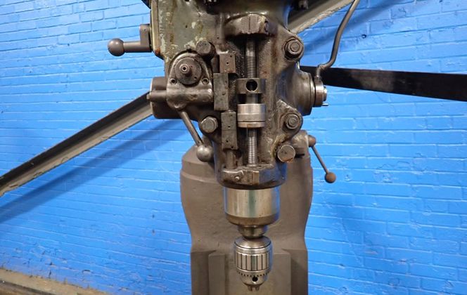 Bridgeport #138961, vertical mill, 48" x 9" table, 1.5 HP, 1730 RPM, 230/460 V. - Image 4