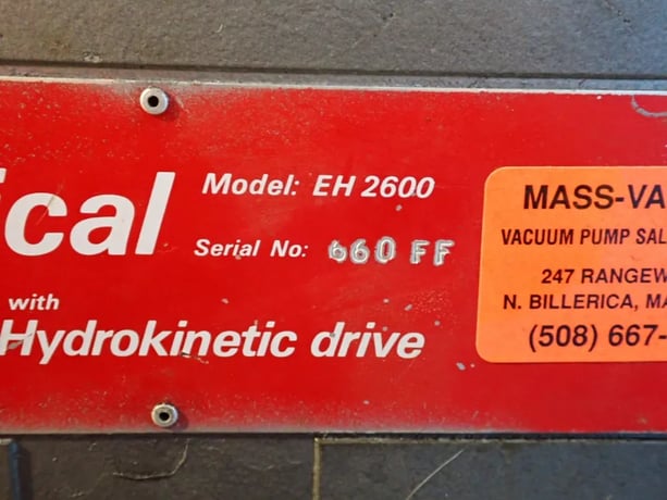 Edwards #EH2600, Pump, 230/460 V. - Image 5