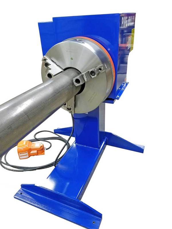2000 lb. Pipe Bully #PB2005, pipe rotator, MT20 chuck, on/off foot control - Image 3