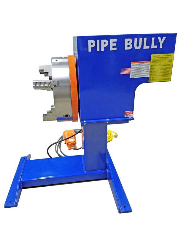 2000 lb. Pipe Bully #PB2005, pipe rotator, MT20 chuck, on/off foot control - Image 4