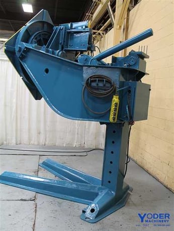 10000 lb. P & h #WP-10, 48" x48" tbl, 135 deg.tilt, 60" tbl.hgt., pendant, constant pwr.rotation - Image 5
