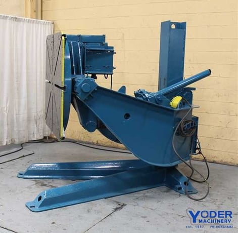 10000 lb. P & h #WP-10, 48" x48" tbl, 135 deg.tilt, 60" tbl.hgt., pendant, constant pwr.rotation - Image 7