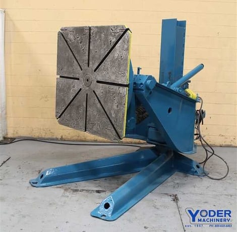 10000 lb. P & h #WP-10, 48" x48" tbl, 135 deg.tilt, 60" tbl.hgt., pendant, constant pwr.rotation - Image 9