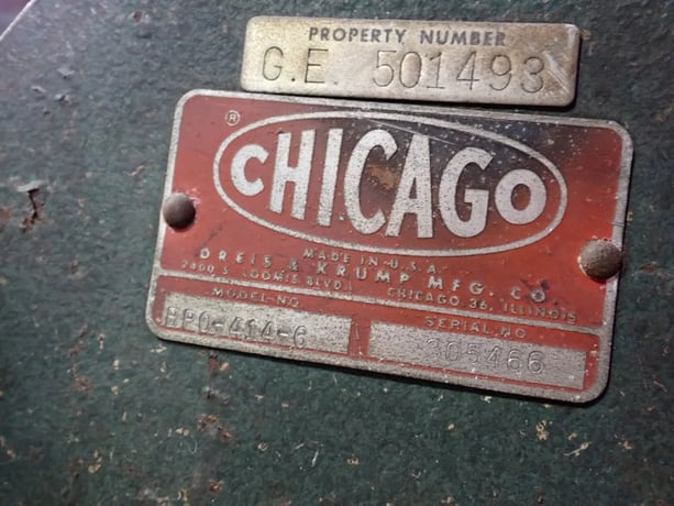 4' Chicago #BP0-414-6, Finger Brake, 10 fingers - Image 5