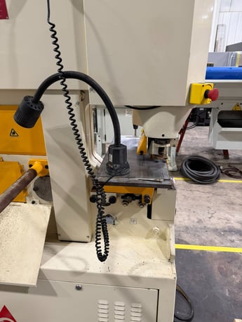 5" x 5" x 1/2" Geka #Hydracrop-80S, Ironworker, 88 ton, 12" throat, 2022 - Image 7