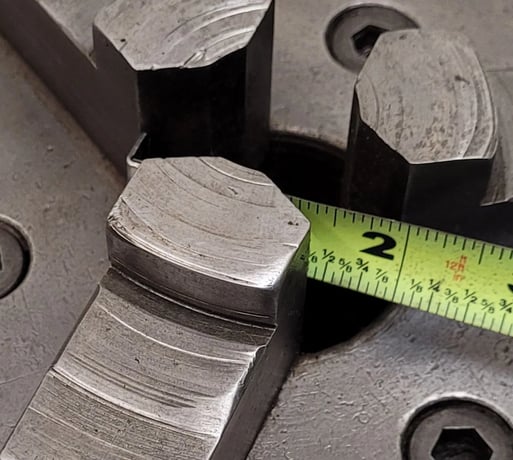 10" Cushman #1034E2, 3-jaw lathe chuck, 2" center hole, 94112 - Image 5
