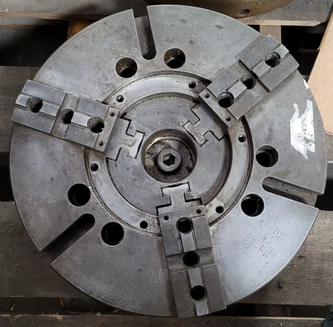 15" Skinner #16015C-A11-57, 3-jaw chuck, 92667 - Image 1