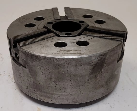 8-1/4" Kitagawa #B-208, 3-jaw open center power lathe chuck, 1.7" thru-hole, 92193 - Image 1