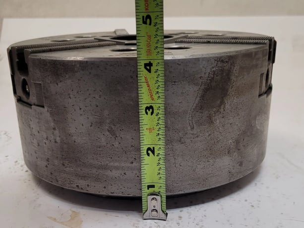 8-1/4" Kitagawa #B-208, 3-jaw open center power lathe chuck, 1.7" thru-hole, 92193 - Image 9