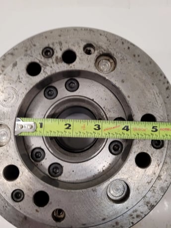 8-1/4" Kitagawa #B-208, 3-jaw open center power lathe chuck, 1.7" thru-hole, 92193 - Image 10
