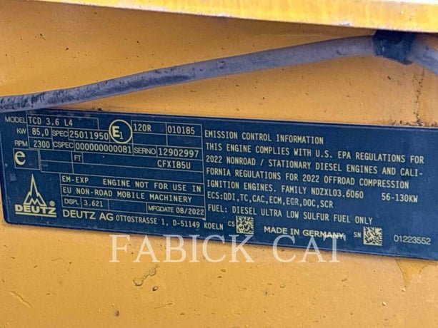 Gehl Company VT320, 373 hours, S/N: GHLVT320D00041013, 2023 - Image 8